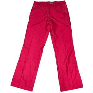j. lindeberg Lifestyle Size 33 34 Salmon Pink Ski Snow Nylon Pants New w/o Tag